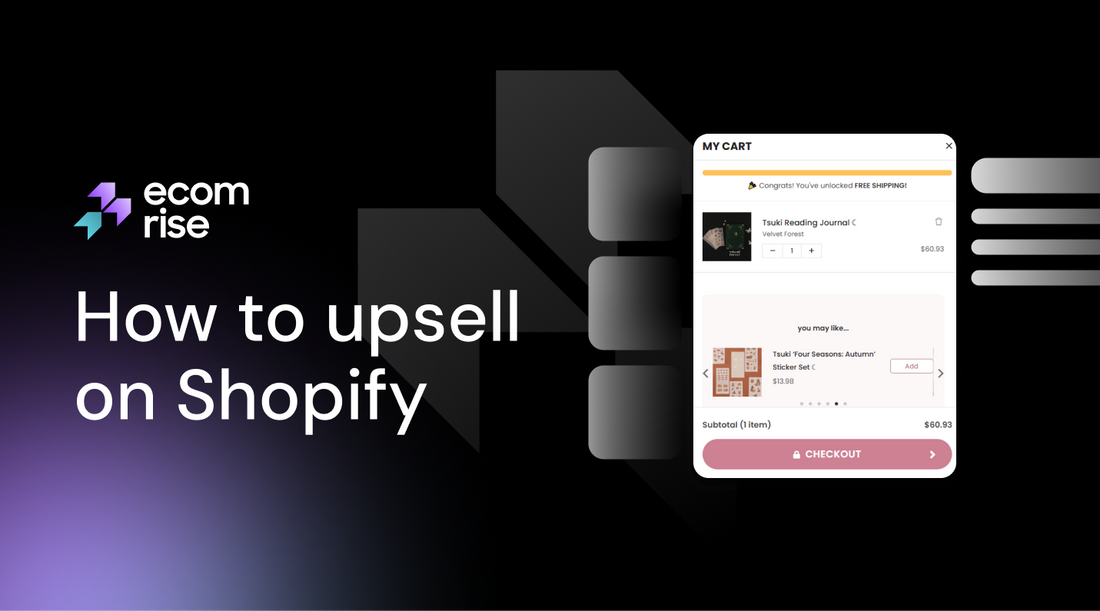 how to upsell on shopify